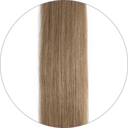 #10 Light Brown, 40 cm, Tape Hair Extensions, Double drawn