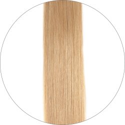 #18 Medium Blonde, 60 cm, Tape Hair Extensions, Double drawn