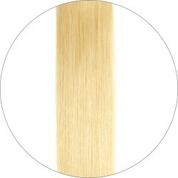 #613 Light Blonde, 40 cm, Tape Hair Extensions, Double drawn