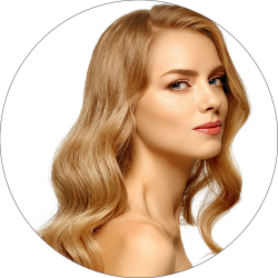 #12 Dark Blonde, 50 cm, Halo Hair Extensions