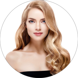#18 Medium Blonde, 40 cm, Clip In Hair Extensions