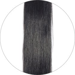 #1 Black, 30cm, 50g , Tape Hair Extensions, Single drawn