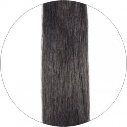 #1B Black Brown, 55cm, 220g, Clip In Hair Extensions Volume