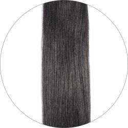 #1B Black Brown, 60cm, 50g , Tape Hair Extensions, Single drawn