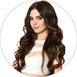 #2 Dark Brown, 60cm, 50g , Tape Hair Extensions, Double drawn
