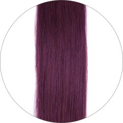 #530 Dark Burgundy, 40 cm, Clip In Hair Extensions