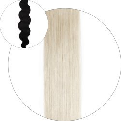 #6001 Extra Light Blonde, 50 cm, Body Wave Tape Hair Extensions