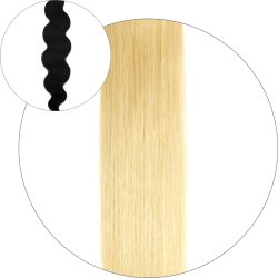 #613 Light Blonde, 50 cm, Body Wave Tape Hair Extensions