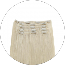 Long Lasting, #10 Light Brown, 50cm, 50g, Weft Hair Extensions