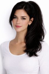 #1 Black, 50cm, 90g, Ponytail