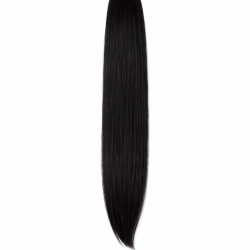 #1 Black, 50cm, 50g , Seamless, Tape Hair Extensions, Single drawn