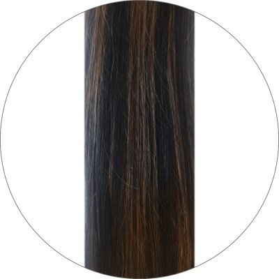 #1/4 Dark Mix, 50cm, 50g , Tape Hair Extensions, Single drawn