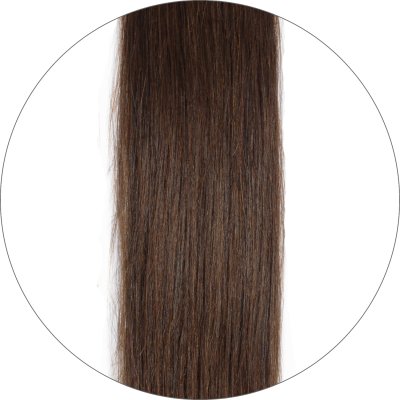 #4 Chocolate Brown, 60 cm, 110 g, Hair Weft