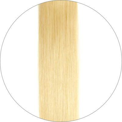 #613 Light Blonde, 40 cm, Injection Premium Tape Hair Extensions, Single drawn