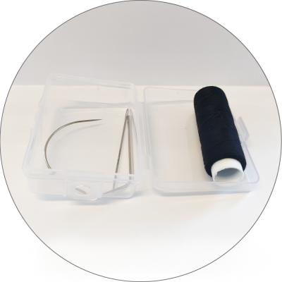 Thread with needle