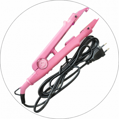 Hair Extension Iron L-611 Pink