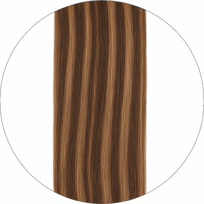 #4/18, 50cm, 50g , Tape Hair Extensions, Single drawn