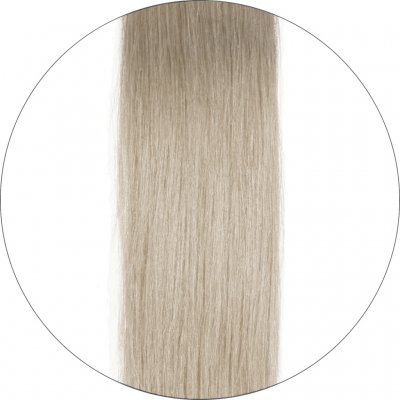 #1001 Platinum Ash, 60cm, 60g , Tape Hair Extensions, Single drawn