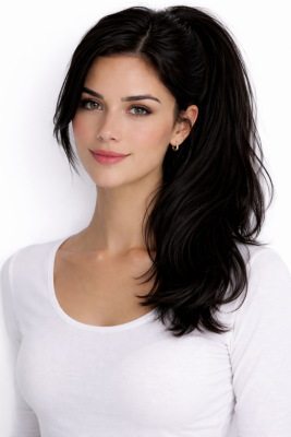 #1 Black, 60cm, 100g, Ponytail