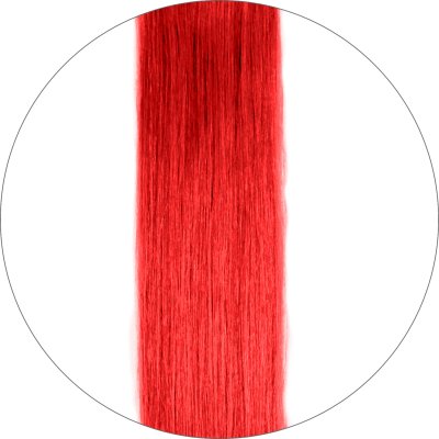 #Red, 40 cm, Micro Ring Hair Extensions